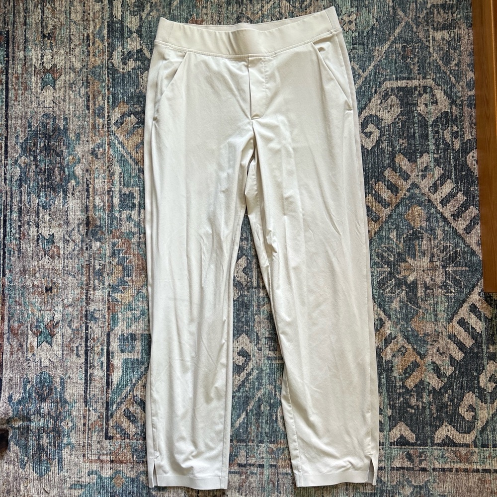 Athleta Tan Straight Leg Pants